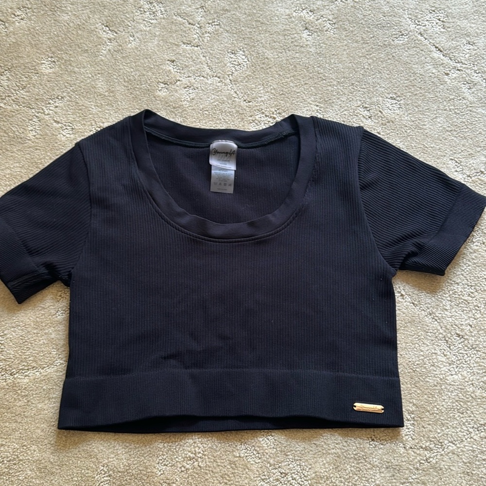 youngLA workout crop top